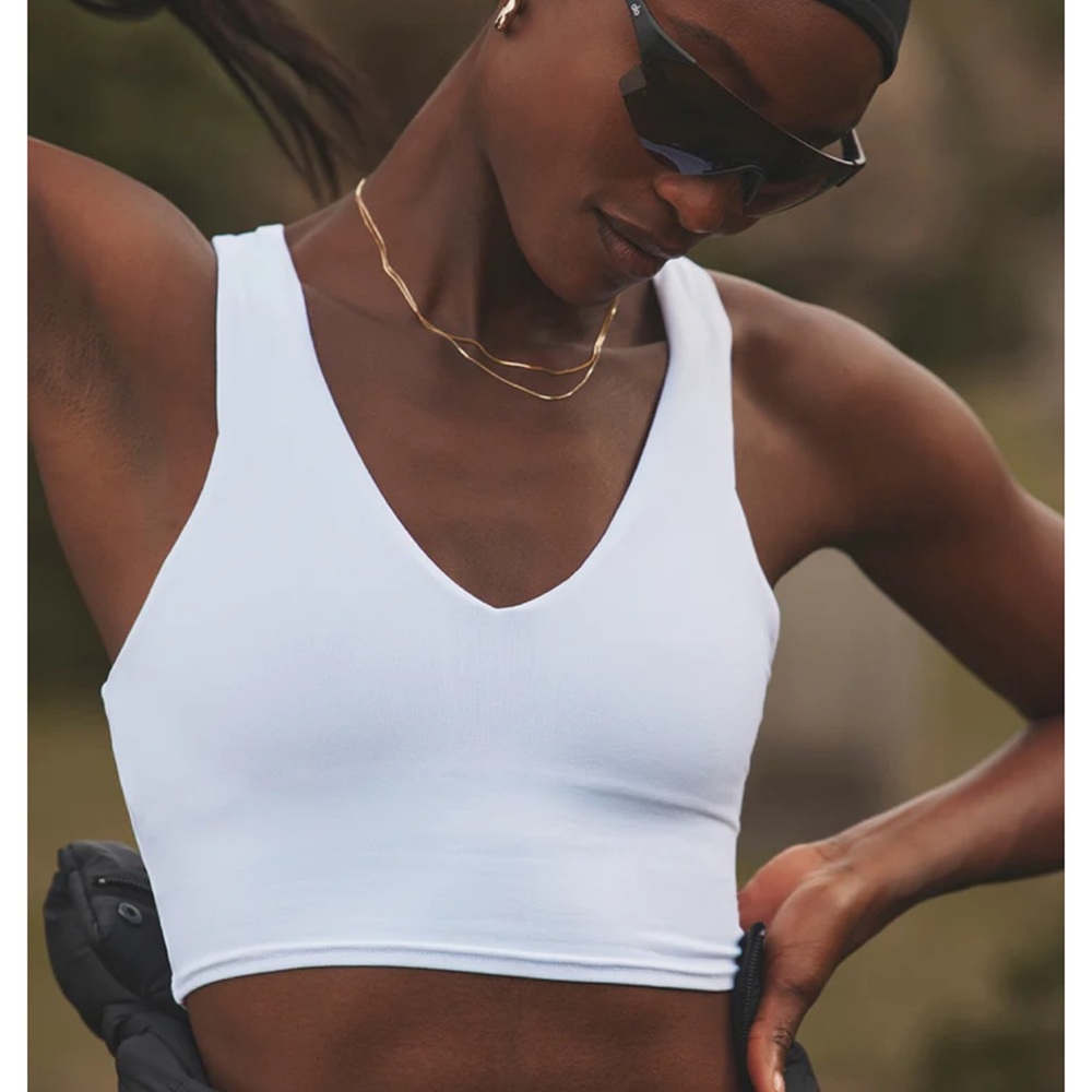 Alo Airbrush Real Bra Tank Sports Bra Medium